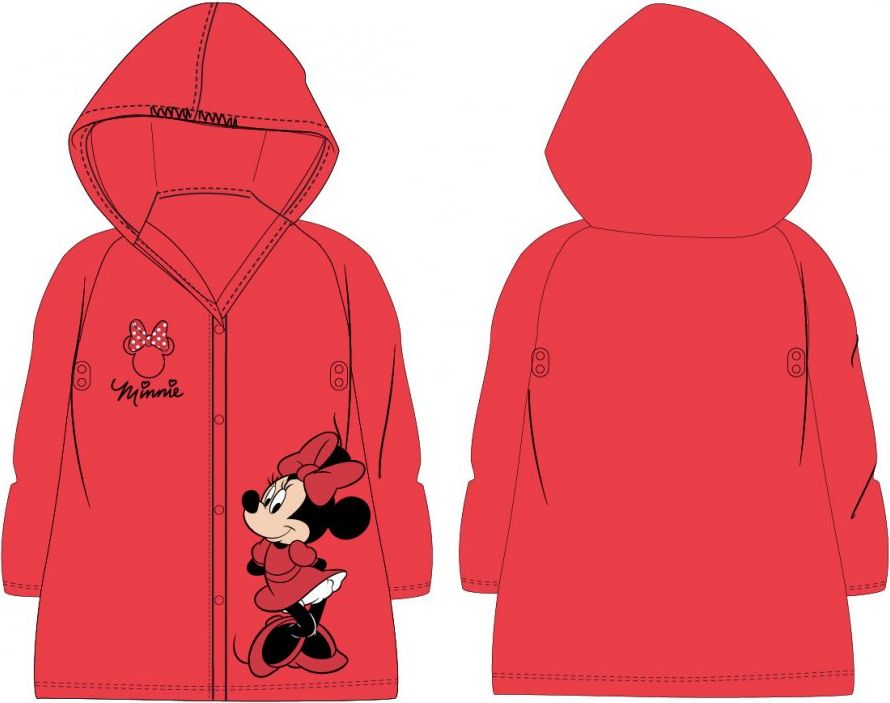 E plus M · Dětská / dívčí pláštěnka Minnie Mouse - Disney 116 / 122 - obrázek 1