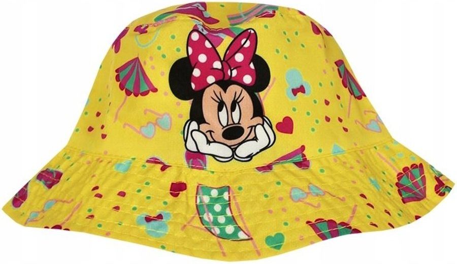 SunCity · Dětský / dívčí baby klobouček Minnie Mouse - Disney 50 Žlutá - obrázek 1