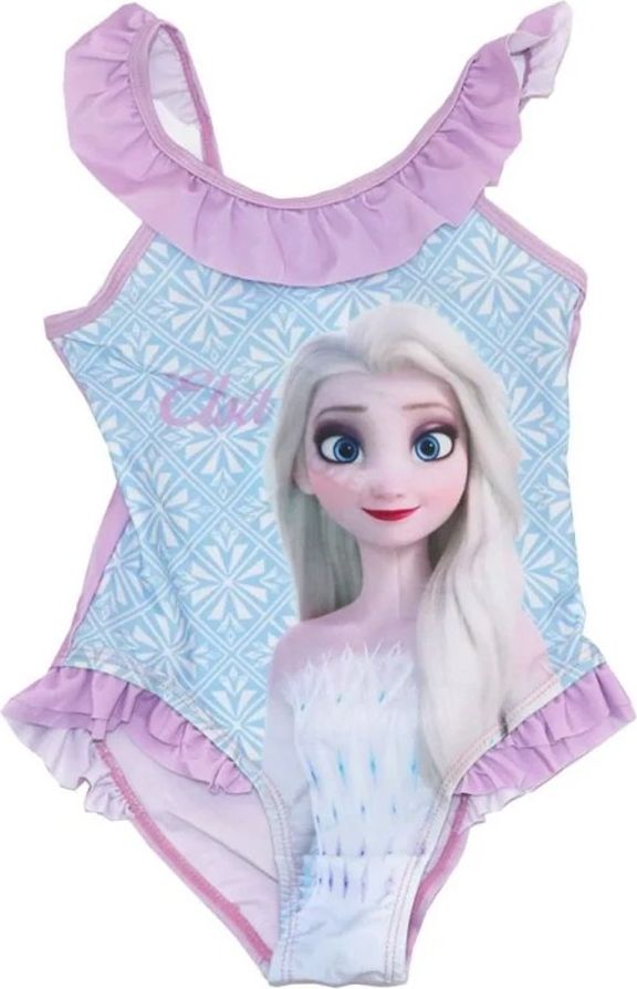 E plus M · Dětské / dívčí jednodílné plavky Ledové království II - Frozen II - motiv Elsa 104 / 110 Fialová - obrázek 1
