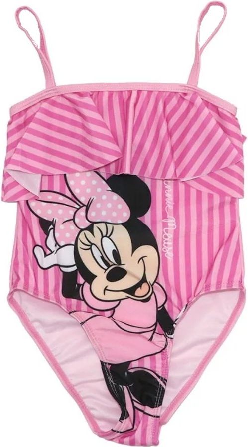 E plus M · Dětské / dívčí jednodílné plavky Minnie Mouse - Disney 104 / 110 Růžová - obrázek 1