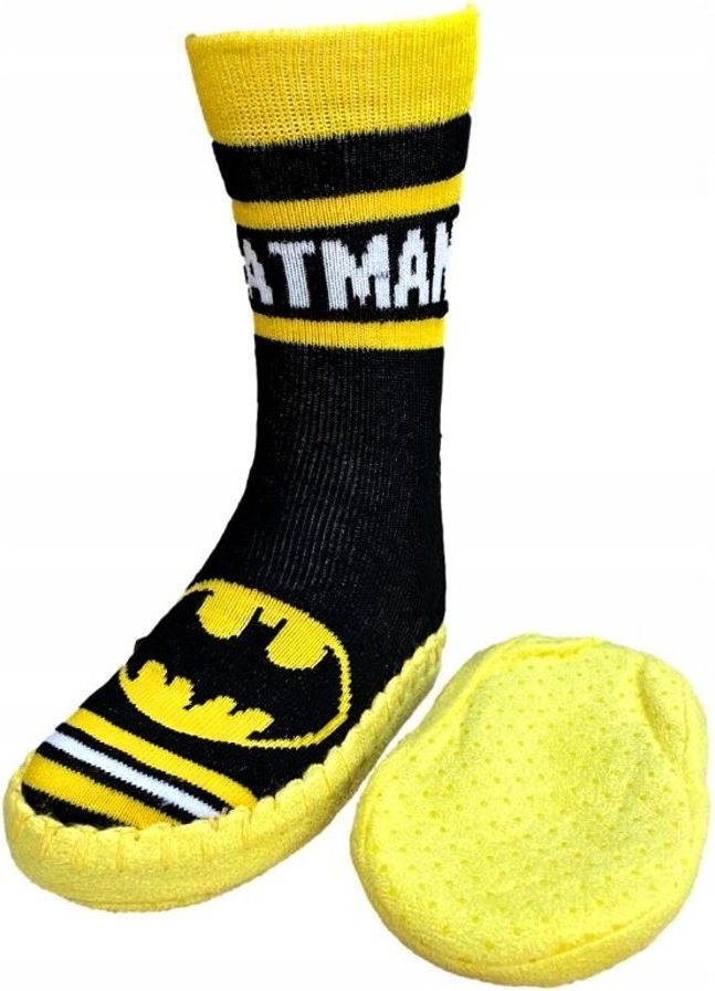 E plus M · Dětské / chlapecké protiskluzové ponožky s nopky Batman EU 25 / 26 - obrázek 1