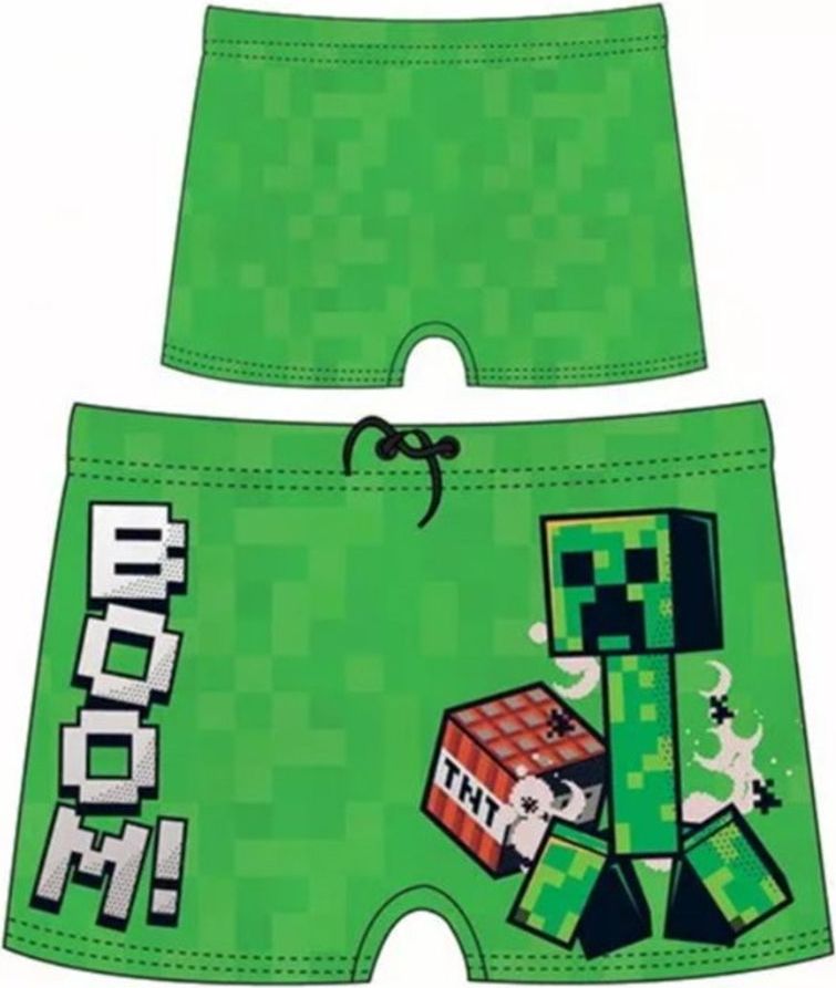 Fashion.uk · Dětské / chlapecké plavky boxerky Minecraft - motiv BOOM! EU 128 - obrázek 2