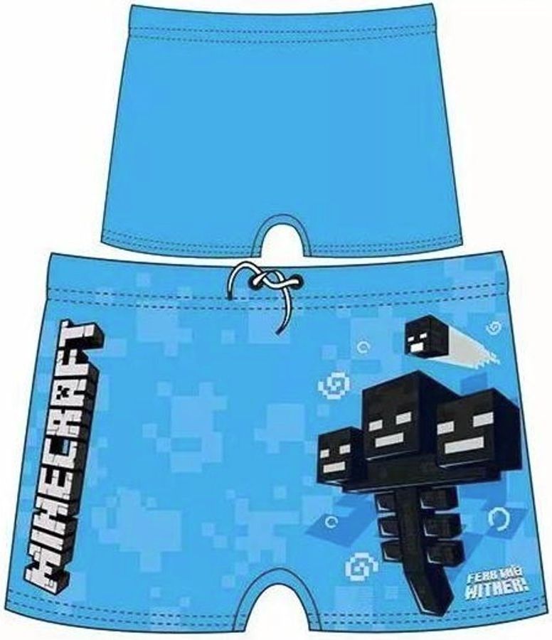 Fashion.uk · Dětské / chlapecké plavky boxerky Minecraft - motiv Wither EU 128 - obrázek 2
