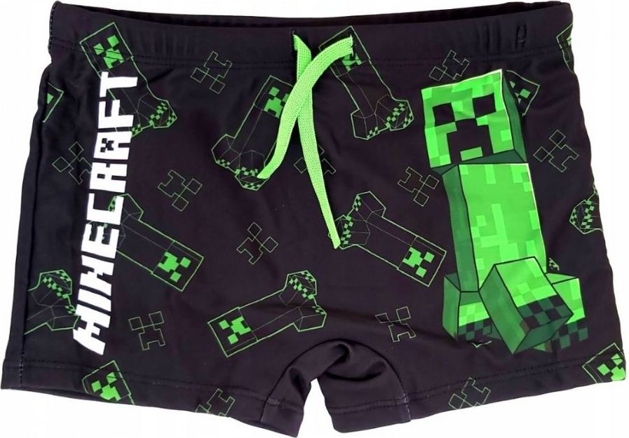 Fashion.uk · Dětské / chlapecké plavky boxerky Minecraft - motiv Creeper EU 134 - obrázek 1