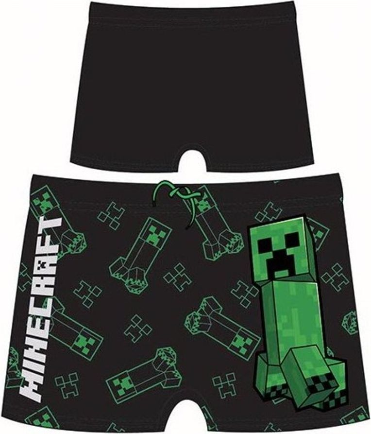 Fashion.uk · Dětské / chlapecké plavky boxerky Minecraft - motiv Creeper EU 134 - obrázek 2