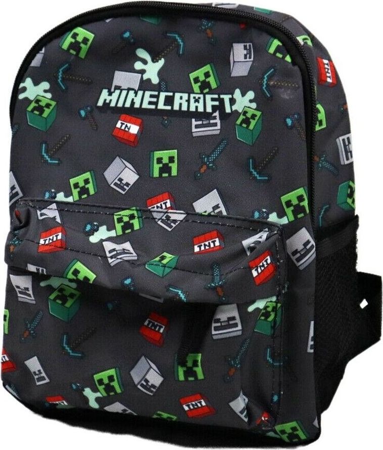 Fashion.uk · Dětský batůžek s přední kapsou Minecraft - obrázek 1