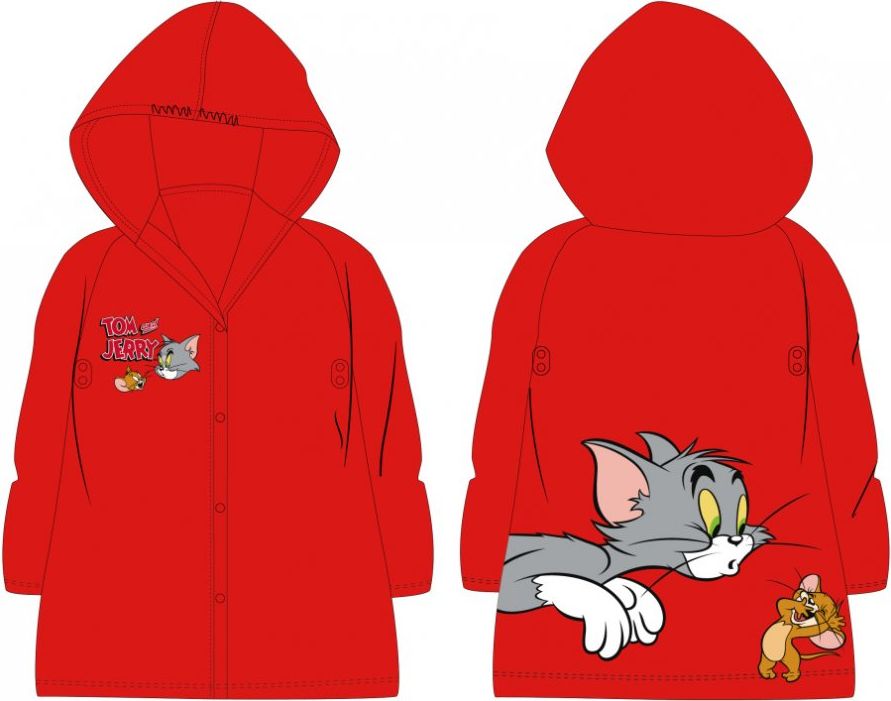 E plus M · Dětská pláštěnka Tom a Jerry 110 / 116 - obrázek 1