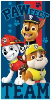 SpinMaster - Dětská bavlněná osuška Tlapková patrola / Paw Patrol - TEAM / 70 x 140 cm - obrázek 1