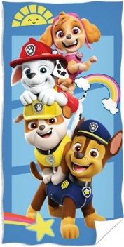 CARBOTEX - Dětská bavlněná osuška Tlapková patrola / Paw Patrol / 70 x 140 cm - obrázek 1