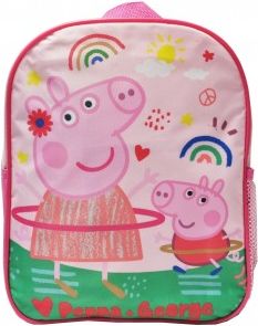 Setino - Dětský / dívčí předškolní batoh Prasátko Peppa Pig - růžový - obrázek 1