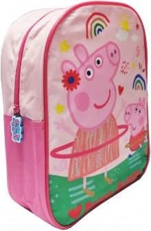 Setino - Dětský / dívčí předškolní batoh Prasátko Peppa Pig - růžový - obrázek 2