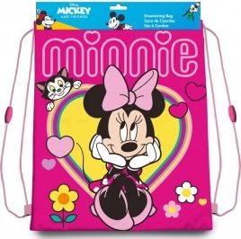 SpinMaster - Školní sáček na přezůvky Minnie Mouse - Disney / 29 x 40 cm - obrázek 1
