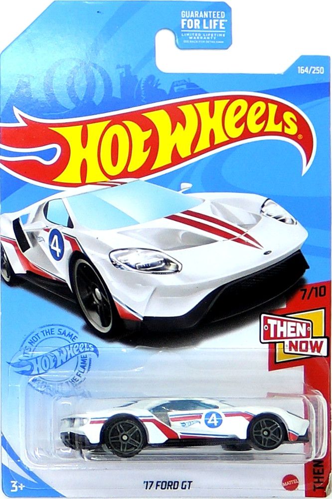 Mattel HOT WHEELS - '17 Ford GT White (B8) - obrázek 1