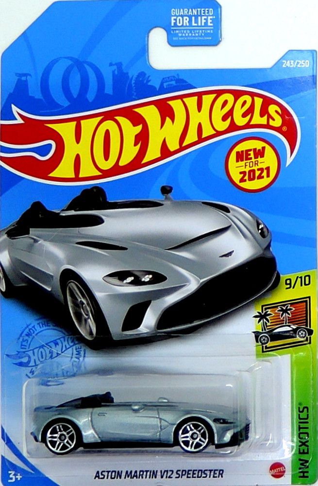 Mattel HOT WHEELS - Aston Martin V12 Speedster Silver (B10) - obrázek 1
