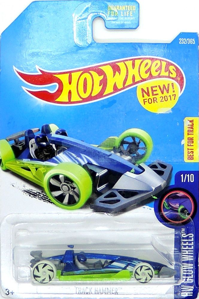 Mattel HOT WHEELS - Track Hammer Blue-Green (B10) - obrázek 1