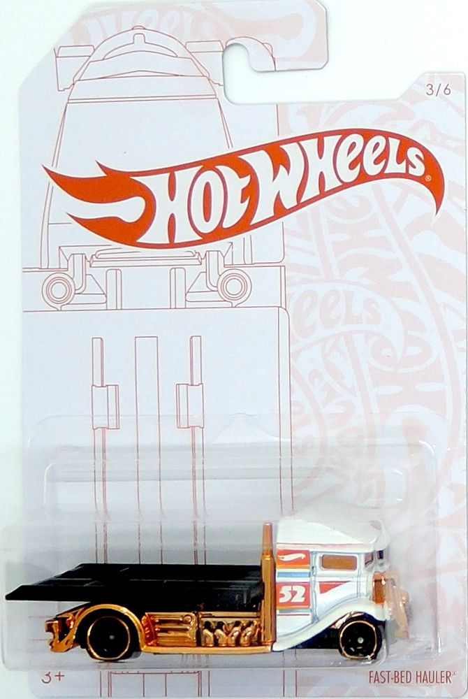 Mattel HOT WHEELS - Fast-Bed Hauler White-copper (B9) - obrázek 1