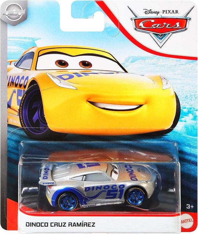 Mattel CARS 3 (Auta 3) - Dinoco Cruz Ramirez Nr. 51 SILVER - obrázek 1