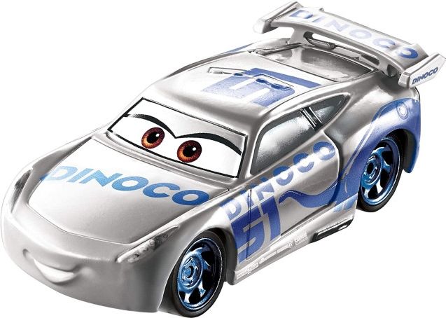 Mattel CARS 3 (Auta 3) - Dinoco Cruz Ramirez Nr. 51 SILVER - obrázek 2