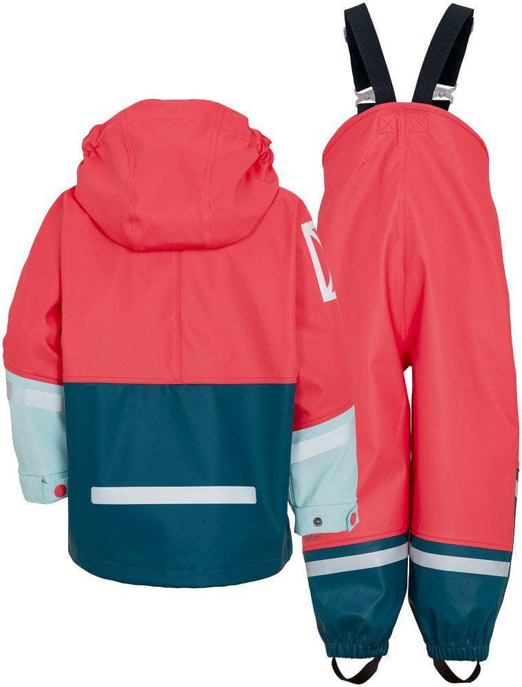 Dětský set do deště Didriksons Waterman Pink Velikost: 90 - obrázek 3