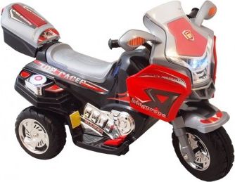 Dětská elektrická motorka Baby Mix RACER červeno-černá, Černá - obrázek 1