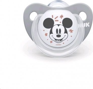 Šidítko Trendline NUK Disney Mickey Minnie 0-6m šedé Box, Šedá, 0-6 m - obrázek 1