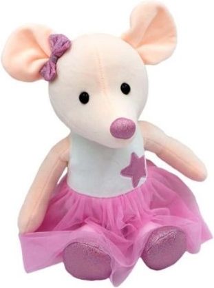 Plyšová hračka Tulilo Myška Lila, 33 cm - růžová - obrázek 1
