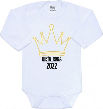 Body s potiskem New Baby Dieťa roka 2022, Bílá, 50 - obrázek 1