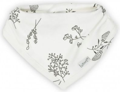 Kojenecký bavlněný šátek na krk Nicol Ella bílé, Bílá, Univerzální - obrázek 1