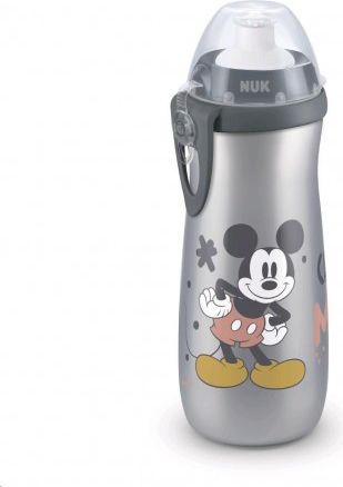 Dětská láhev NUK Sports Cup Disney Cool Mickey 450 ml grey, Šedá - obrázek 1