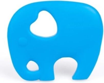 GiliGums Silikonové kousátko - Sloník, modré - obrázek 1