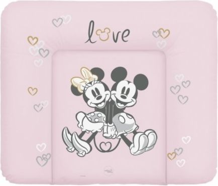 Ceba Baby Přebalovací podložka měkká velká 85x72cm Disney Minnie &, Mickey, růžová