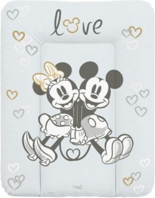 Ceba Baby Přebalovací podložka měkká 50x70cm Disney Minnie &, Mickey, šedá