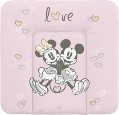Ceba Baby Přebalovací podložka měkká 75x72cm Disney Minnie &, Mickey, růžová - obrázek 1