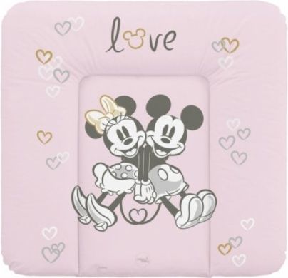 Ceba Baby Přebalovací podložka měkká 75x72cm Disney Minnie &, Mickey, růžová