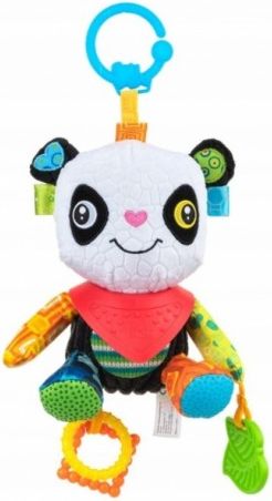 Bali Bazoo Závěsná hračka do kočárku Panda Petr, bílá - obrázek 1