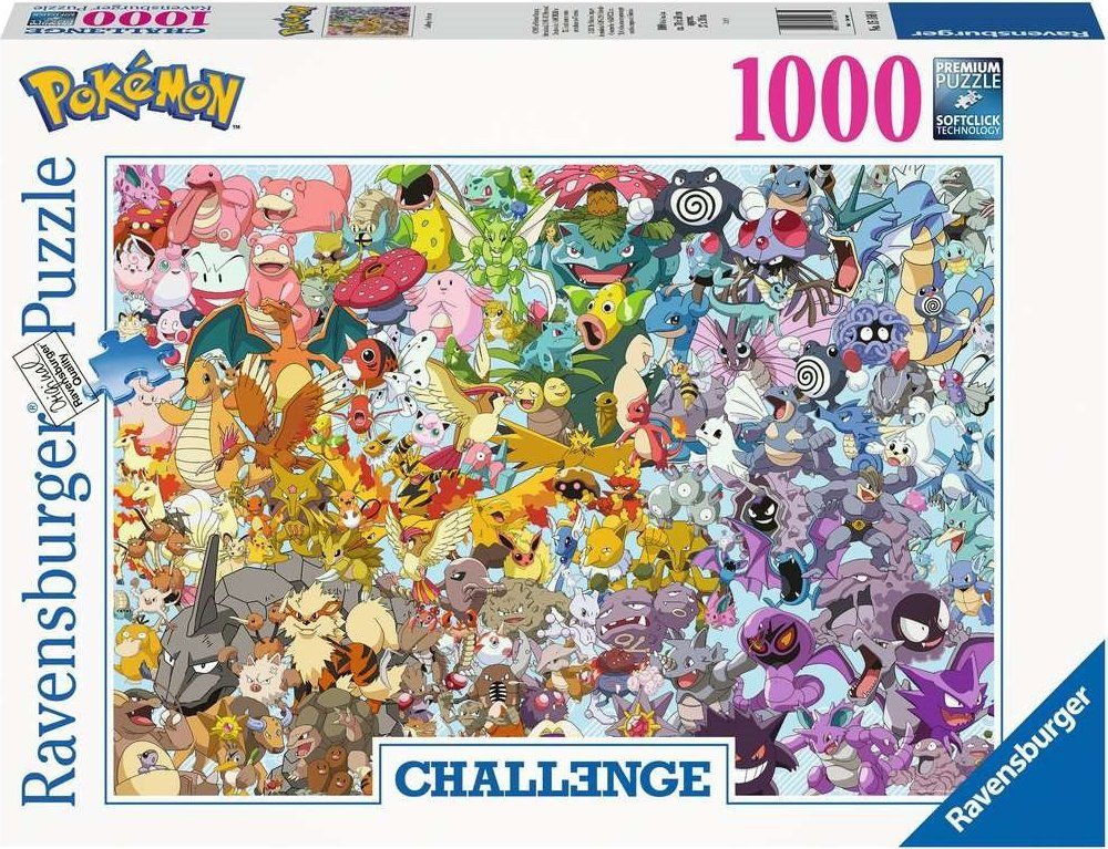 RAVENSBURGER Puzzle Challenge Pokémon 1000 dílků - obrázek 2