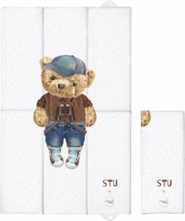 Ceba Baby Cestovní přebalovací podložka Fluffy Puffy Stu, 50 x 80 cm - obrázek 1