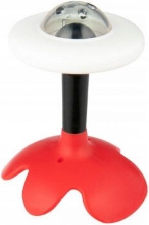 Canpol Babies Senzorické chrastítko s kousátkem, červené - obrázek 1