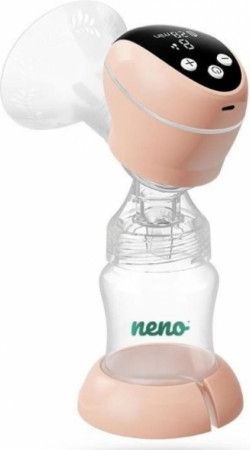 Neno Primo Dvoufázová bezdrátová odsávačka mateřského mléka, růžová - obrázek 1