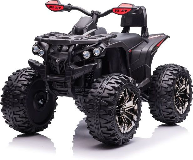 Dětská elektrická čtyřkolka ATV Power 4x4 - černá - obrázek 1