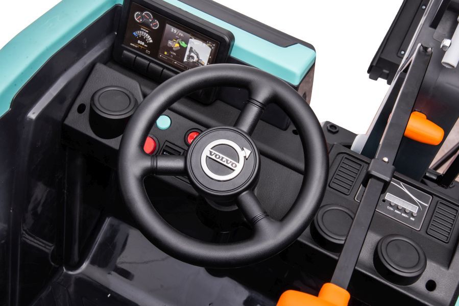 Dětský elektrický nakladač VOLVO TURQUOISE - obrázek 10