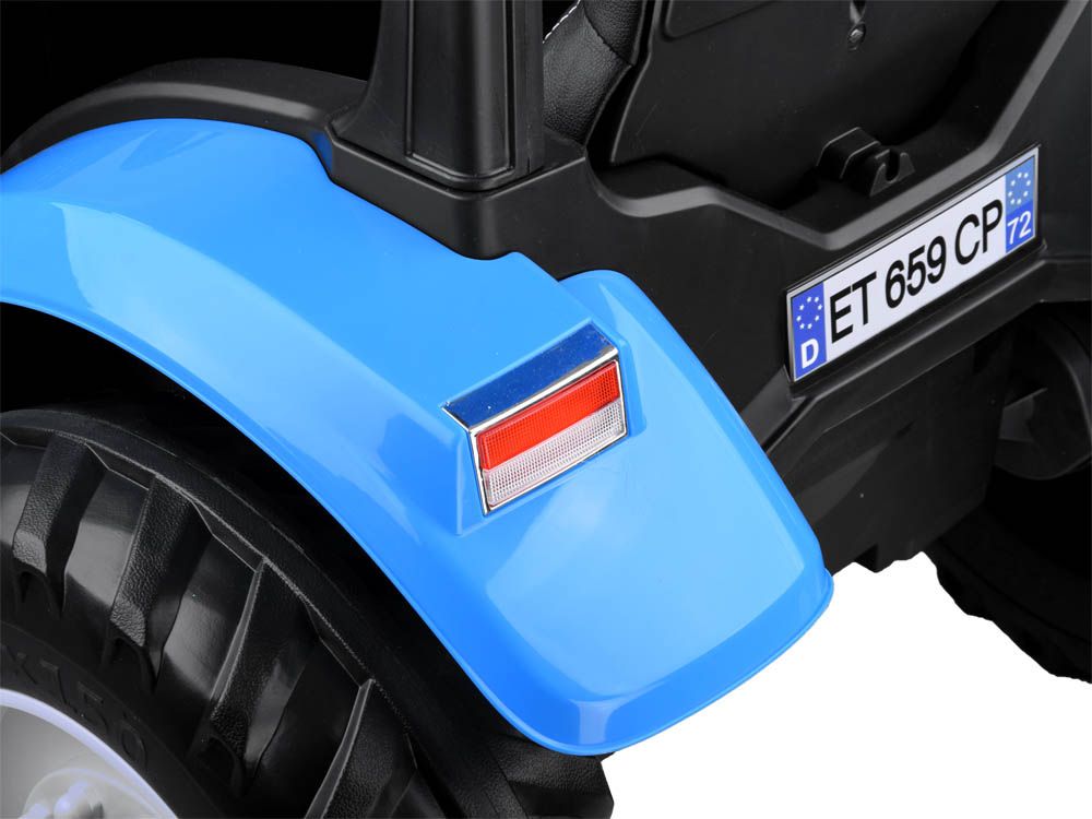 Dětský elektrický traktor New Holland Strong 24V modrý - obrázek 3