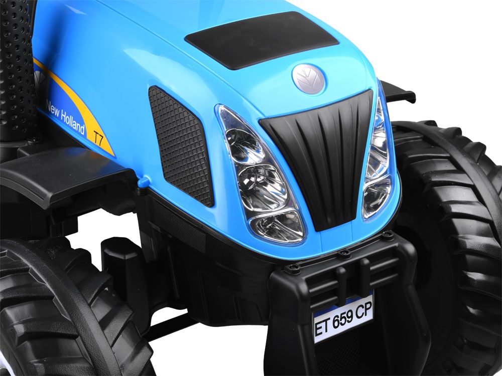 Dětský elektrický traktor New Holland Strong 24V modrý - obrázek 15