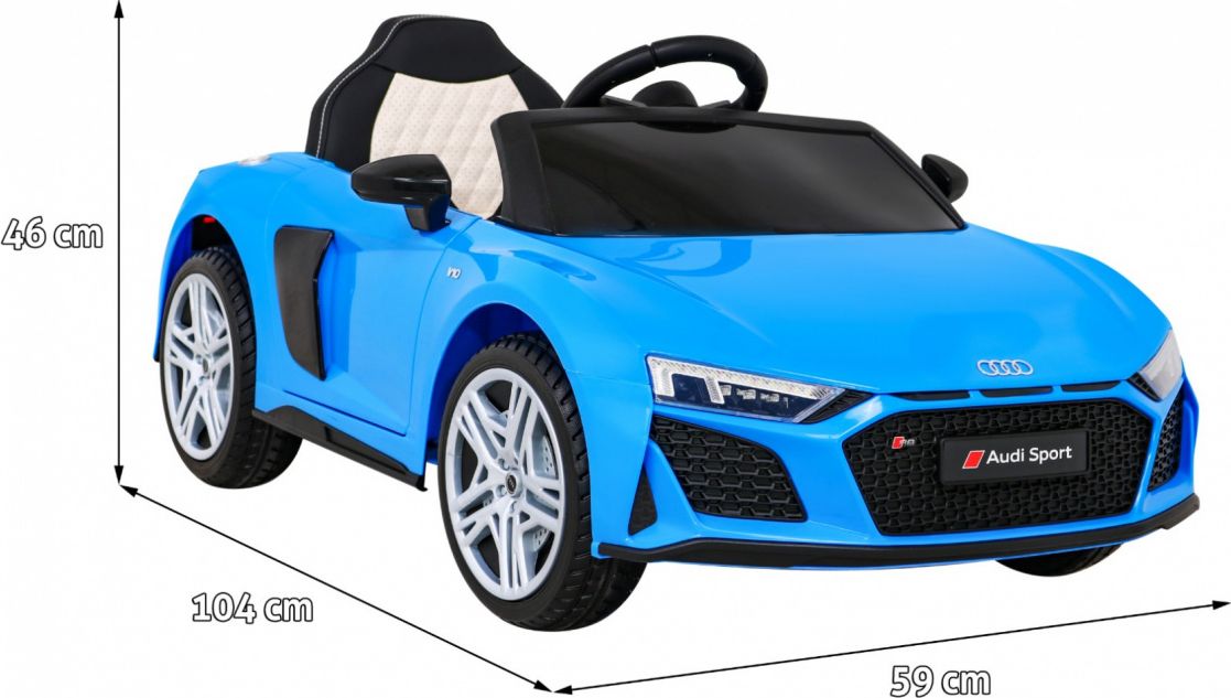 Elektrické autíčko Audi R8 Lift BLUE - obrázek 7