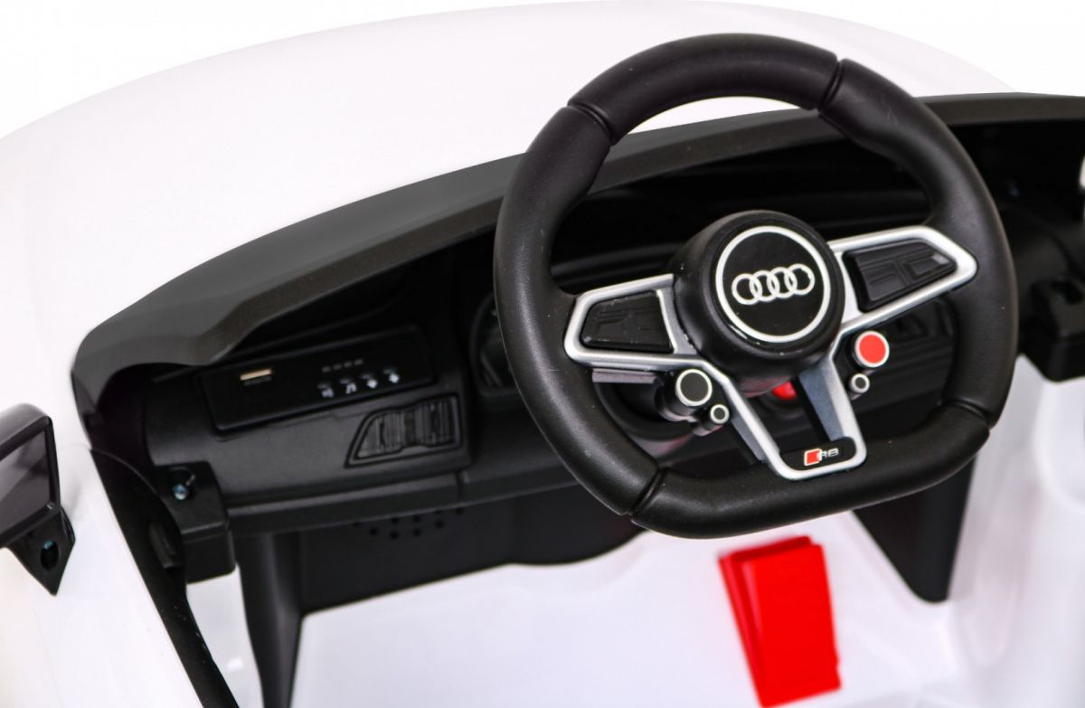 Elektrické autíčko Audi R8 Lift WHITE - obrázek 4