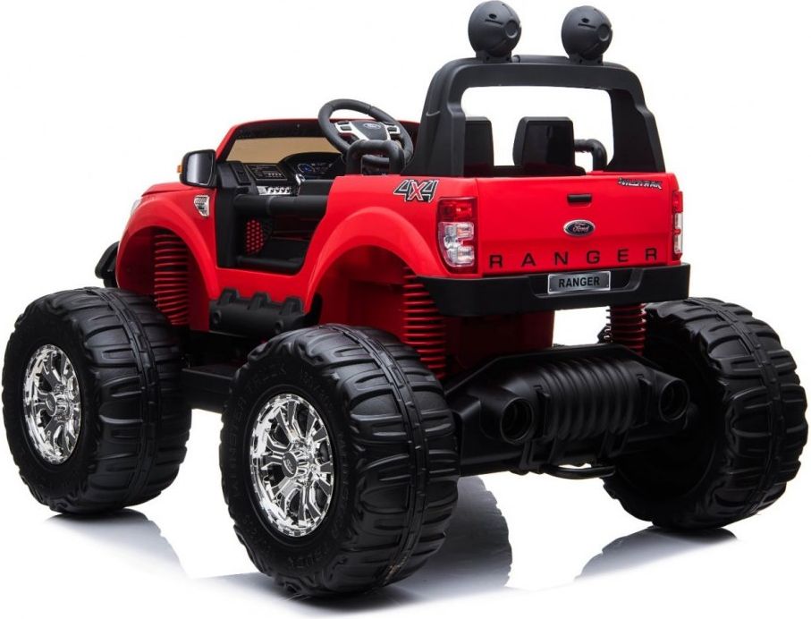 Elektrické autíčko Ford Ranger Monster Truck 4x4 - bílé s LCD - obrázek 10