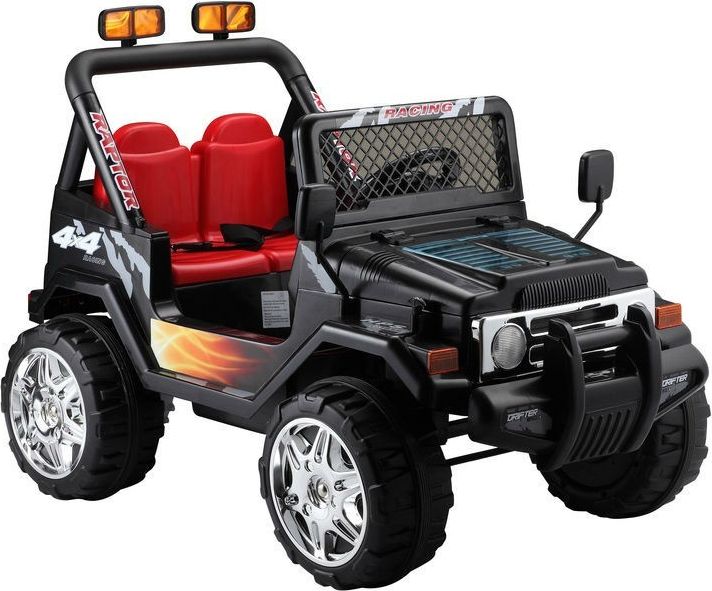 Elektrické autíčko Jeep Raptor, EVA kola, 2.4GHz - zelené - obrázek 2