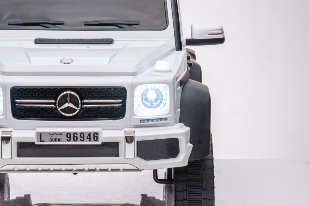 Elektrické autíčko Mercedes G63 6x6 Small Bílé - obrázek 10