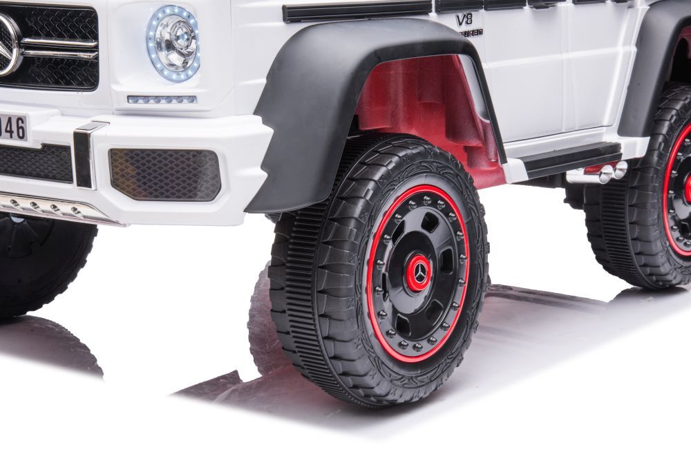 Elektrické autíčko Mercedes G63 6x6 Small Bílé - obrázek 11