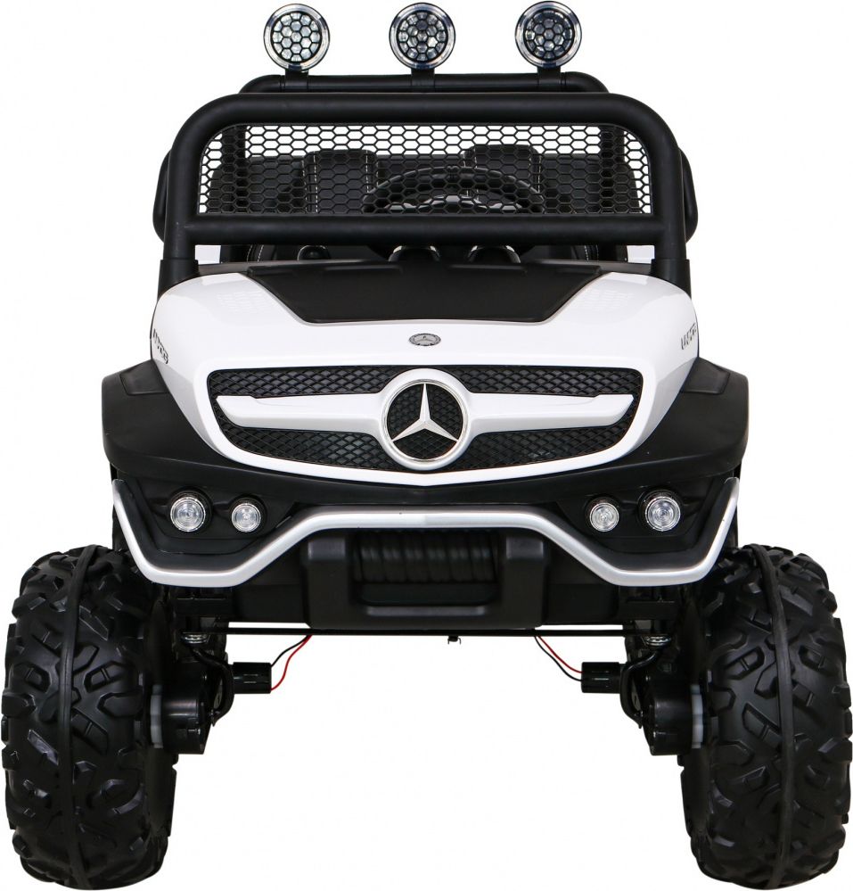 Elektrické autíčko Mercedes Unimog S, 4x4, 12V Bílé - obrázek 5